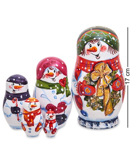 МР-13/ 6-A Матрешка 5м "Снеговик"