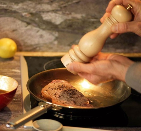 Мельница для соли Paris Peugeot, 18 см. шокалад