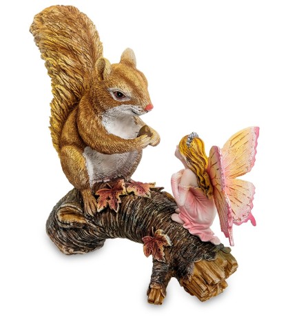 GA-94 Статуэтка "Маленькая фея с белкой"