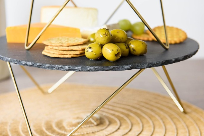 Двухъярусное сервировочное блюдо, 30,5x30,5x24 см. Kitchen Craft