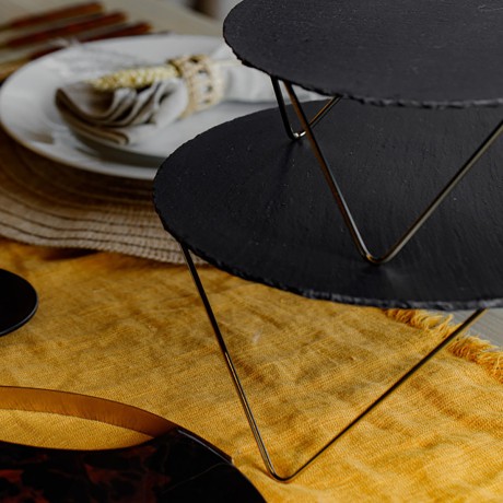 Двухъярусное сервировочное блюдо, 30,5x30,5x24 см. Kitchen Craft