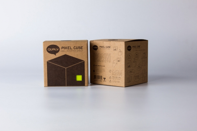 Полка-вешалка Pixel черная