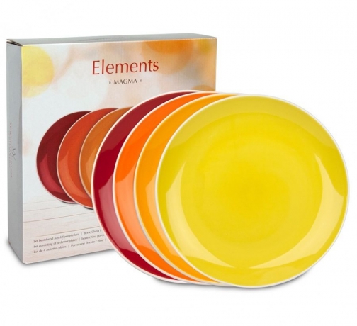 Набор 4-х больших тарелок "Магма" Waechtersbach