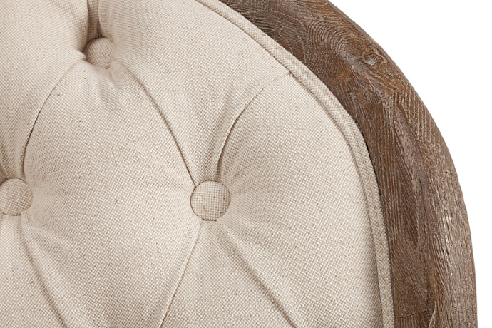 Кресло мягкое бежевое с каретной стяжкой Armstrong