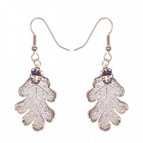 Серьги Папоротник SK104GA-G/S BR Ester Bijoux