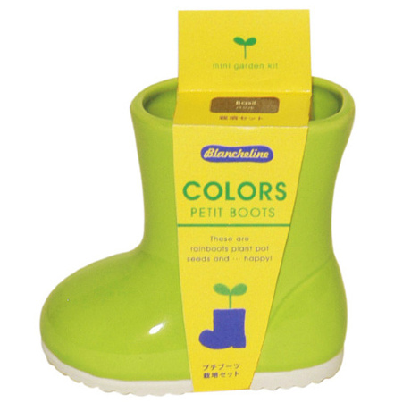 Набор для выращивания базилика Baby Boots зеленое