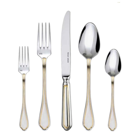 Набор столовых приборов, 30 шт. FLORENCE GOLD Hisar
