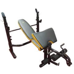 Силовая скамья со стойками DFC D-730