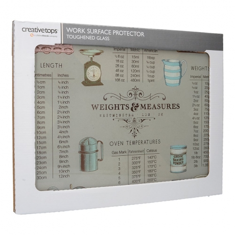 Защита рабочей поверхности Weights/Measures Creative Tops