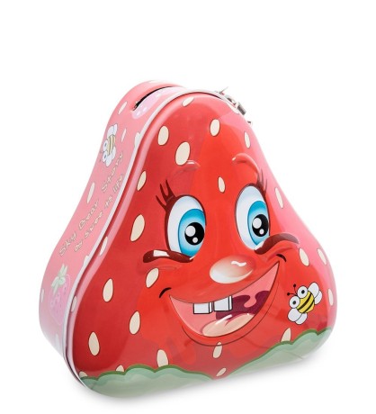 BX- 42/1 Металлическая копилка "Клубничка"