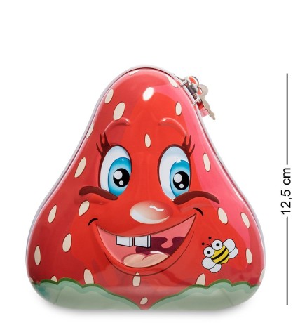 BX- 42/1 Металлическая копилка "Клубничка"