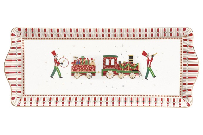 Блюдо прямоугольное Полярный экспресс, 35х14,5 см. Easy Life