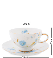 AS-77 Чайный сервиз "Санта Магдалена" голуб (Pavone)