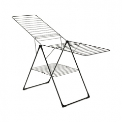 Сушилка для белья напольная (20 м навески), с мешком для прищепок, Черный Brabantia