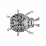 Брошь Скарабей FAN-06453.1 BW/S Shadore