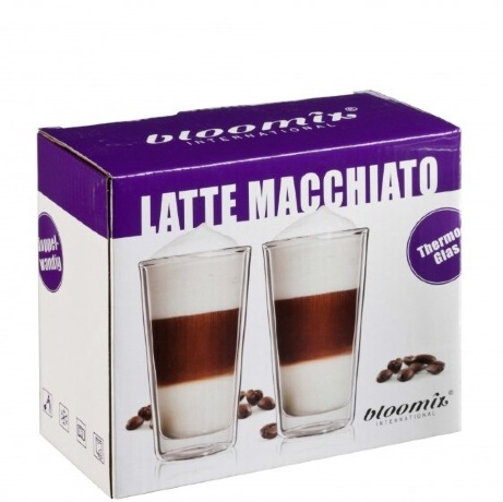 Набор бокалов "Латте макиато Милан" Coffee, 300 мл, 2шт. Bloomix