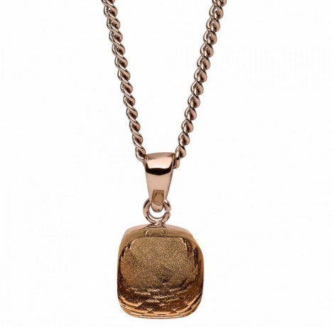 Колье Firenze smoked topaz 400146.1 BR/RG Qudo