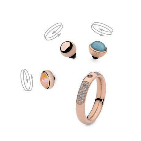 Кольцо - База Deluxe Small Gold 18.0 мм. 626672 RG Qudo