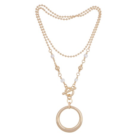 Колье Perle LN5119 BW/RG Fiore Luna