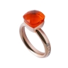 Кольцо Firenze orange glow 16 мм. 611942 BR/RG Qudo