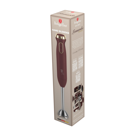 Блендер погружной электрический, Leonardo, бордовый Berlinger Haus