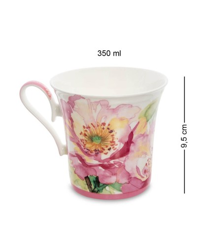 JK-156 Кружка "Пионы" (Torino Peony Pavone)