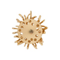 Брошь Астра XZ1060.7 R/G Shadore