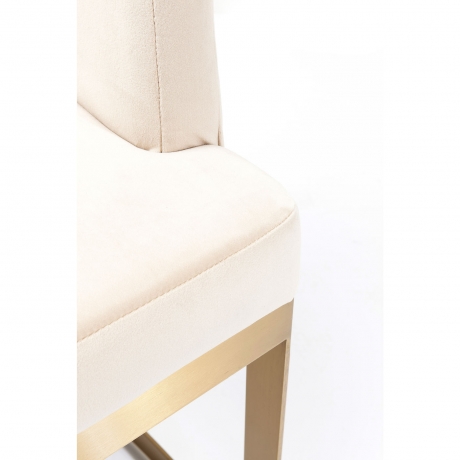 Стул с подлокотниками Studio, коллекция "Студия" 58*76*52, Полиэстер, Ясень, Сталь, Пенополиуретан, Бежевый