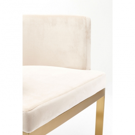 Стул с подлокотниками Studio, коллекция "Студия" 58*76*52, Полиэстер, Ясень, Сталь, Пенополиуретан, Бежевый