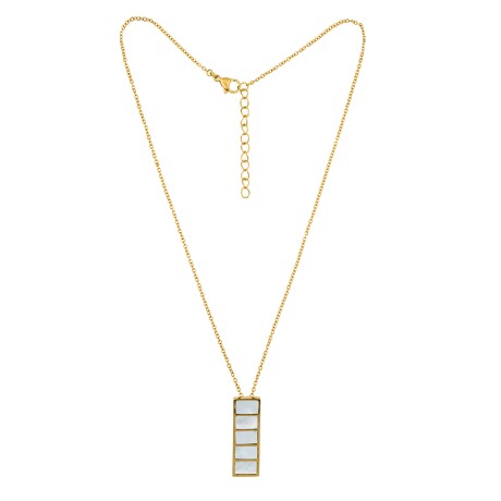 Колье Пирамида SHELL WHITE Fiore Luna