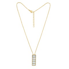 Колье Пирамида SHELL WHITE Fiore Luna