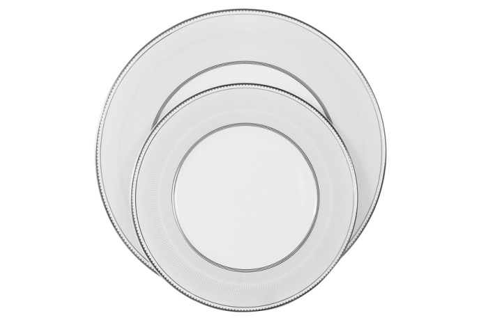 Обеденный сервиз Жемчуг, 6 персон, 21 предмет Emily