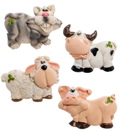 MN-202 Комплект магнитов 4 шт. "Животные"