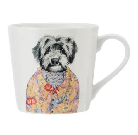Кружка фарфоровая Mikasa Tipperleyhill с принтом собаки, 380 мл. Kitchen Craft