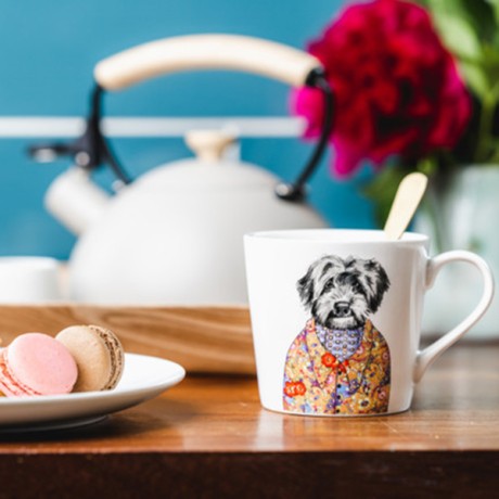Кружка фарфоровая Mikasa Tipperleyhill с принтом собаки, 380 мл. Kitchen Craft