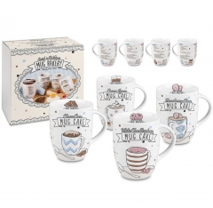 Набор из 4 кружек, 380 мл. &quot;Выпечка&quot; Koenitz