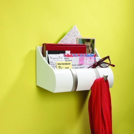 Полка-органайзер для прихожей Cubby, белая, Umbra