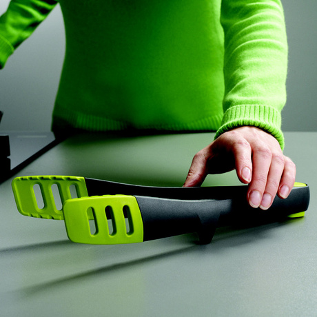 Щипцы кухонные Elevate™ большие серые/зеленые