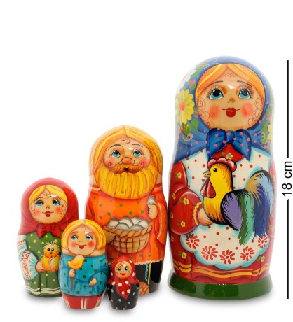 МР-24/ 16-A Матрешка 5м "Анастасия с петухом"
