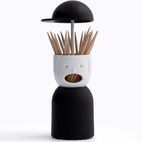 Держатель для зубочисток Picky Boy, черный, Qualy