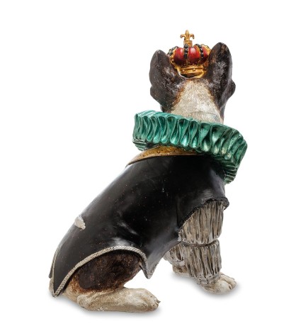 NS-175 Статуэтка с часами "Собака Элизабет"