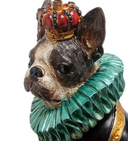 NS-175 Статуэтка с часами "Собака Элизабет"