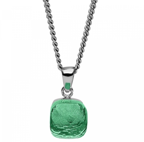 Колье Firenze smaragd 400084.1 G/S Qudo