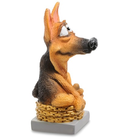RV-906 Статуэтка Собака Немецкая овчарка "Желаю роскошного окружения" (W.Stratford)
