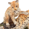WS-702 Статуэтка "Леопард с детенышем"