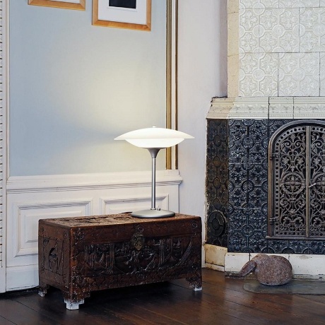 Настольный светильник BARONI, Ø30 см. опал/стекло, Halo Design