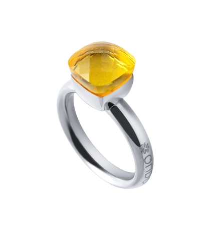 Кольцо Firenze light topaz 18 мм. 611913 BR/S Qudo