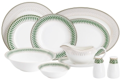 Обеденный сервиз Изумруд, 6 персон, 27 предметов Emily