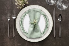 Обеденный сервиз Изумруд, 6 персон, 27 предметов Emily