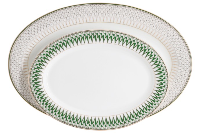 Обеденный сервиз Изумруд, 6 персон, 27 предметов Emily